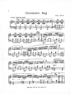 Chromatic Rag: For piano by Will Held