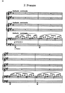 Two Pieces, for Piano Six Hands: Romance by Sergei Rachmaninoff