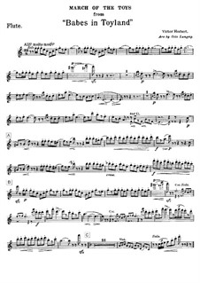March of the Toys: Woodwinds parts by Victor Herbert