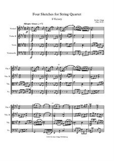 Four Sketches for String Quartet: Four Sketches for String Quartet by Jordan Grigg
