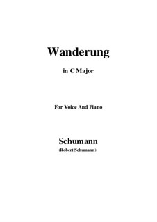 No.7 Wanderung (Wandering): C Major by Robert Schumann