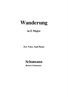 No.7 Wanderung (Wandering): E Major by Robert Schumann