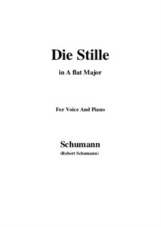 No.4 Die Stille (Stillness): A flat Major by Robert Schumann