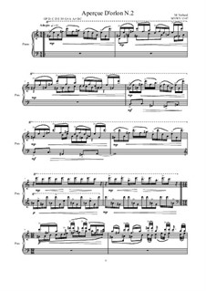 Aperçue D'orlon: No.2 for piano, MVWV 1347 by Maurice Verheul
