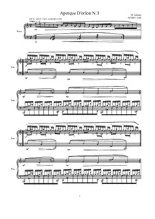 Aperçue D'orlon: No.3 for piano, MVWV 1348 by Maurice Verheul