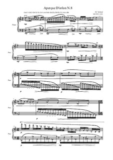 Aperçue D'orlon: No.8 for piano, MVWV 1353 by Maurice Verheul