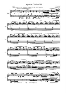 Aperçue D'orlon: No.9 for piano, MVWV 1354 by Maurice Verheul