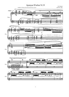 Aperçue D'orlon: No.19 for piano, MVWV 1364 by Maurice Verheul