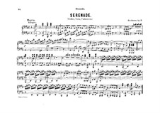 String Trio No.2 in D Major 'Serenade', Op.8: Version for piano four hands by Ludwig van Beethoven