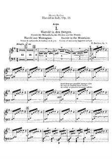 Harold en Italie, H.68 Op.16: Harp part by Hector Berlioz