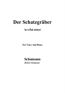 Der Schatzgräber: A flat minor by Robert Schumann