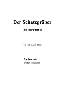 Der Schatzgräber: F sharp minor by Robert Schumann