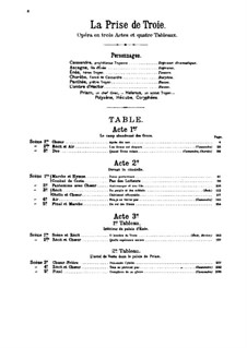 Les Troyens (The Trojans), H.133 Op.29: Full score by Hector Berlioz