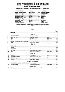 Les Troyens (The Trojans), H.133 Op.29: Full score by Hector Berlioz