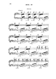 La montagne noire: Act IV. Arrangement for soloists, choir and piano by Augusta Mary Anne Holmès