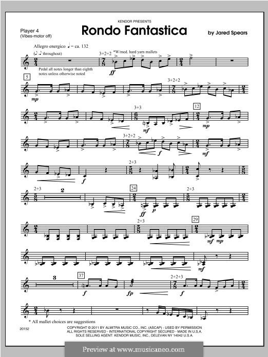 Rondo Fantastica: Percussion 4 by Jared Spears
