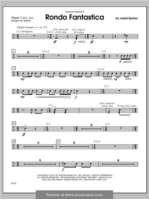 Rondo Fantastica: Percussion 7 by Jared Spears
