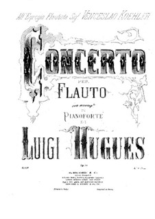 Flute Concerto in D Major, Op.56: Version for flute and piano by Luigi Hugues