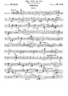 Le roi d'Ys (The King of Ys): Timpani part by Édouard Lalo