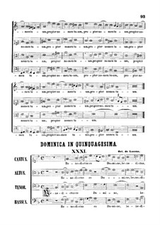 Benedictus es Domine: Benedictus es Domine by Orlande de Lassus