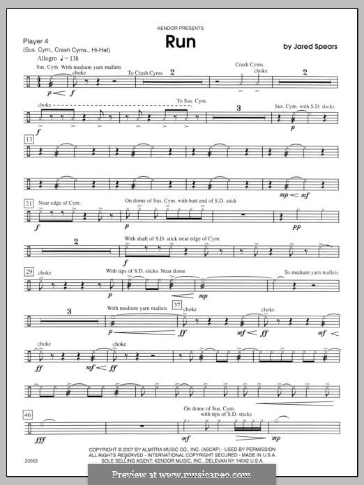 Run: Percussion 4 by Jared Spears