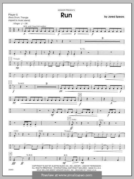 Run: Percussion 5 by Jared Spears