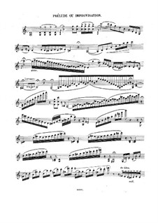 Prelude or Improvisation: Prelude or Improvisation by Charles Auguste de Beriot