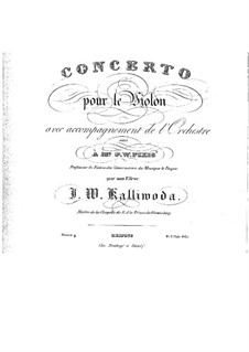 Concerto for Violin and Orchestra No.1 , Op.9: Solo part by Jan Kalliwoda