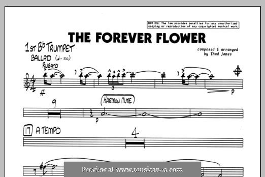 The Forever Flower: 1st Bb Trumpet part by Thad Jones