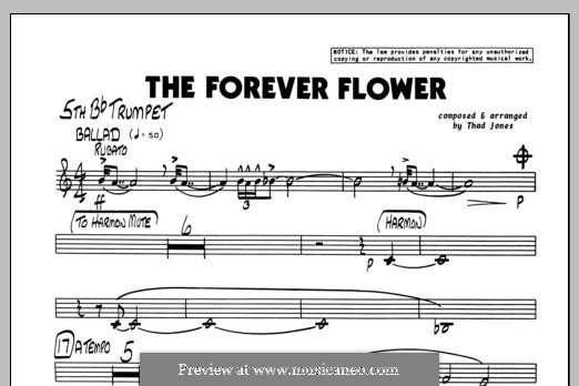 The Forever Flower: Bb Trumpet 5 part by Thad Jones