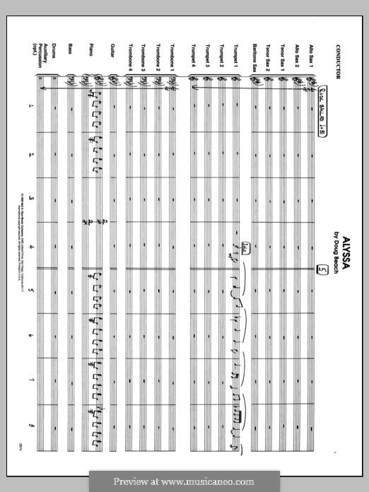 Alyssa: Full Score by Doug Beach