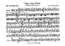 The Cake Walk for Cornet and Orchestra: Trombone III part by Louis-Philippe Laurendeau