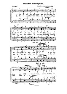 Schäfers Sonntagslied: Schäfers Sonntagslied by Felix Mendelssohn-Bartholdy