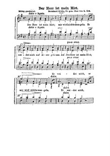 Der Herr ist mein Hirt: G Major by Bernhard Klein