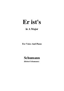 No.24 'Tis Spring: A Major by Robert Schumann