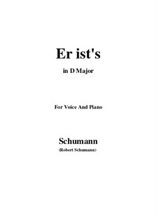 No.24 'Tis Spring: D Major by Robert Schumann