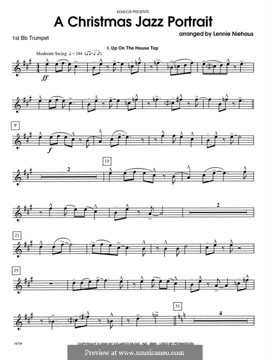 A Christmas Jazz Portrait: For winds – 1st Bb Trumpet by folklore