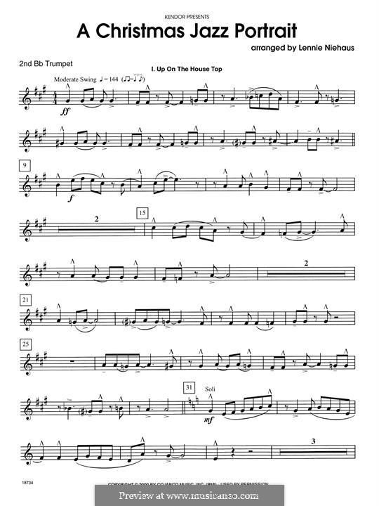 A Christmas Jazz Portrait: For winds – 2nd Bb Trumpet by folklore