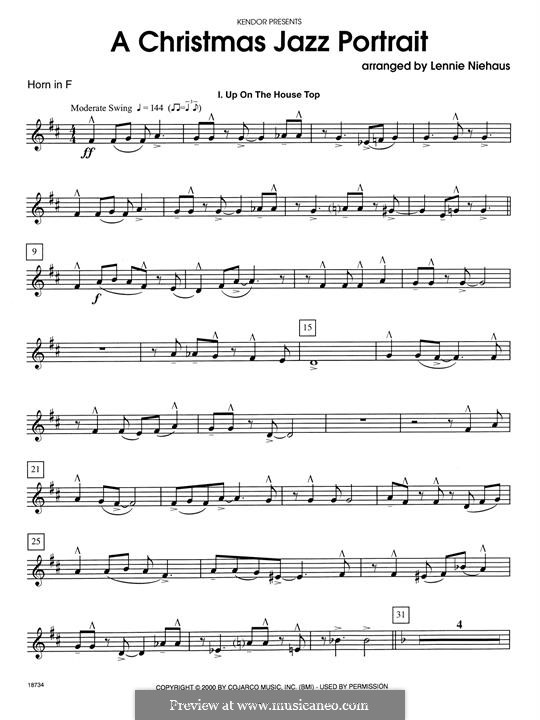 A Christmas Jazz Portrait: For winds – Horn in F by folklore