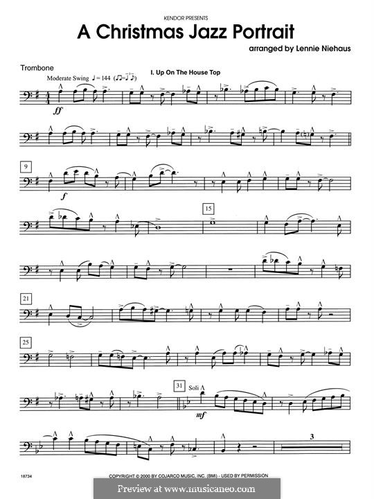 A Christmas Jazz Portrait: For winds – Trombone by folklore