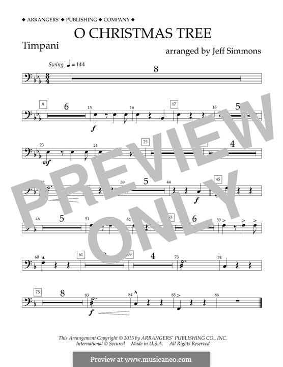 Concert Band version: Timpani part by folklore