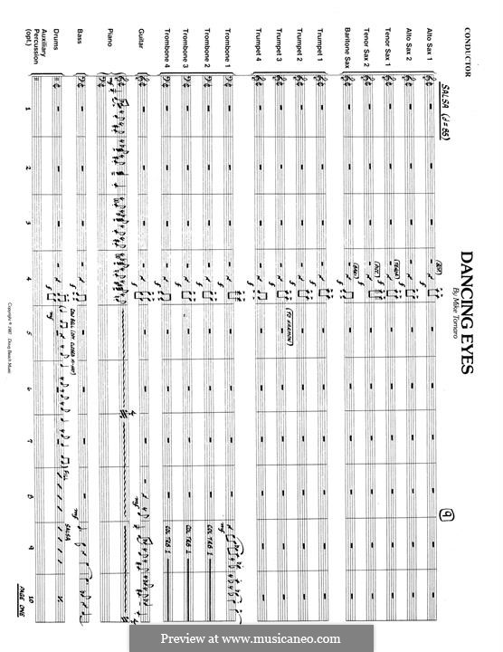 Dancing Eyes by M. Tomaro - sheet music on MusicaNeo