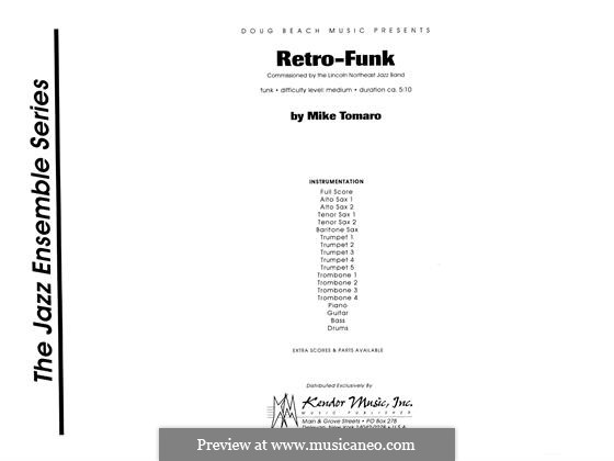Retro-Funk: Full Score by Mike Tomaro