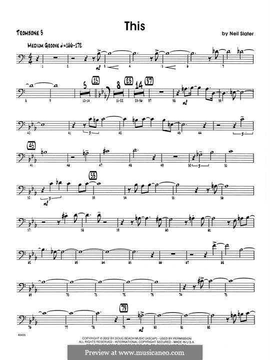 This: 3rd Trombone part by Neil Slater