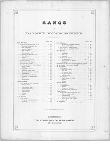 Four Danish Songs for Voice and Piano: No.2 Havfruen (Mermaid) by Niels Wilhelm Gade