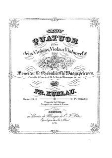 Quartet for Strings in A Minor, Op.122: Quartet for Strings in A Minor by Friedrich Kuhlau