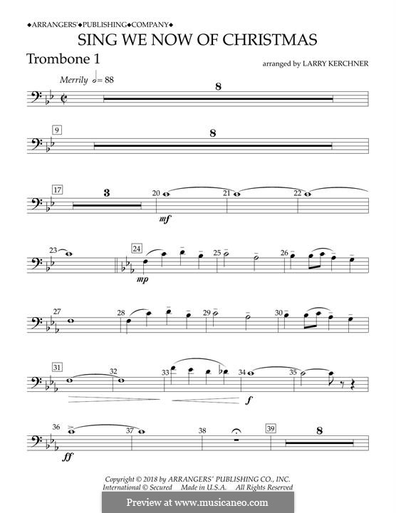 Concert Band version: Trombone 1 part by folklore