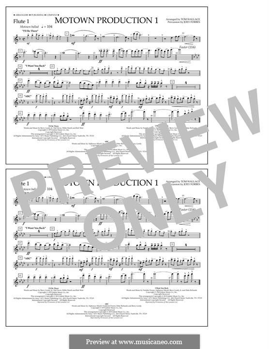 Motown Production 1: Flute 1 part by Michael Jackson
