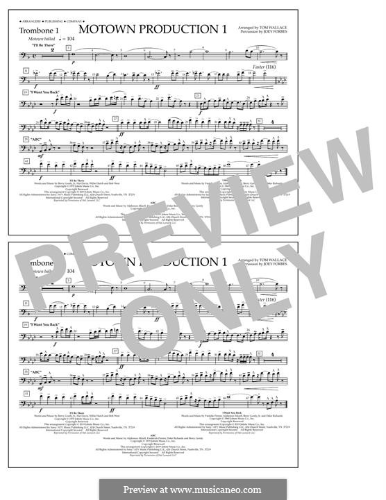 Motown Production 1: Trombone 1 part by Michael Jackson