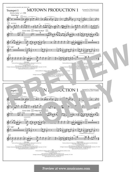 Motown Production 1: Trumpet 1 part by Michael Jackson